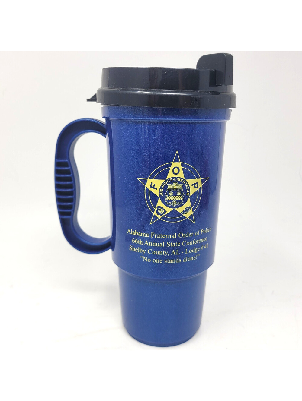Alabama Fraternal Order of Police FOP Shelby County Lodge 41 Travel Mug 66th